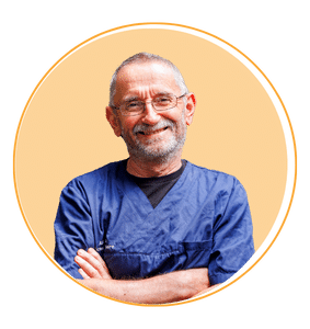 Alain Audry est docteur vétérinaire à la clinique des Dunes à Soulac-sur-Mer